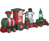 16.5 Foot Colossal Santa Train Ariblown Inflatable